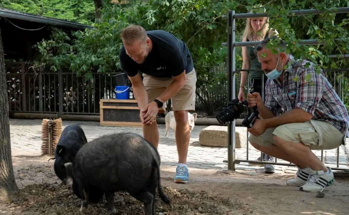 „Outdoor“-Dreh für den Tiertrainer-Lehrgang an der ATN Florian Wienhold