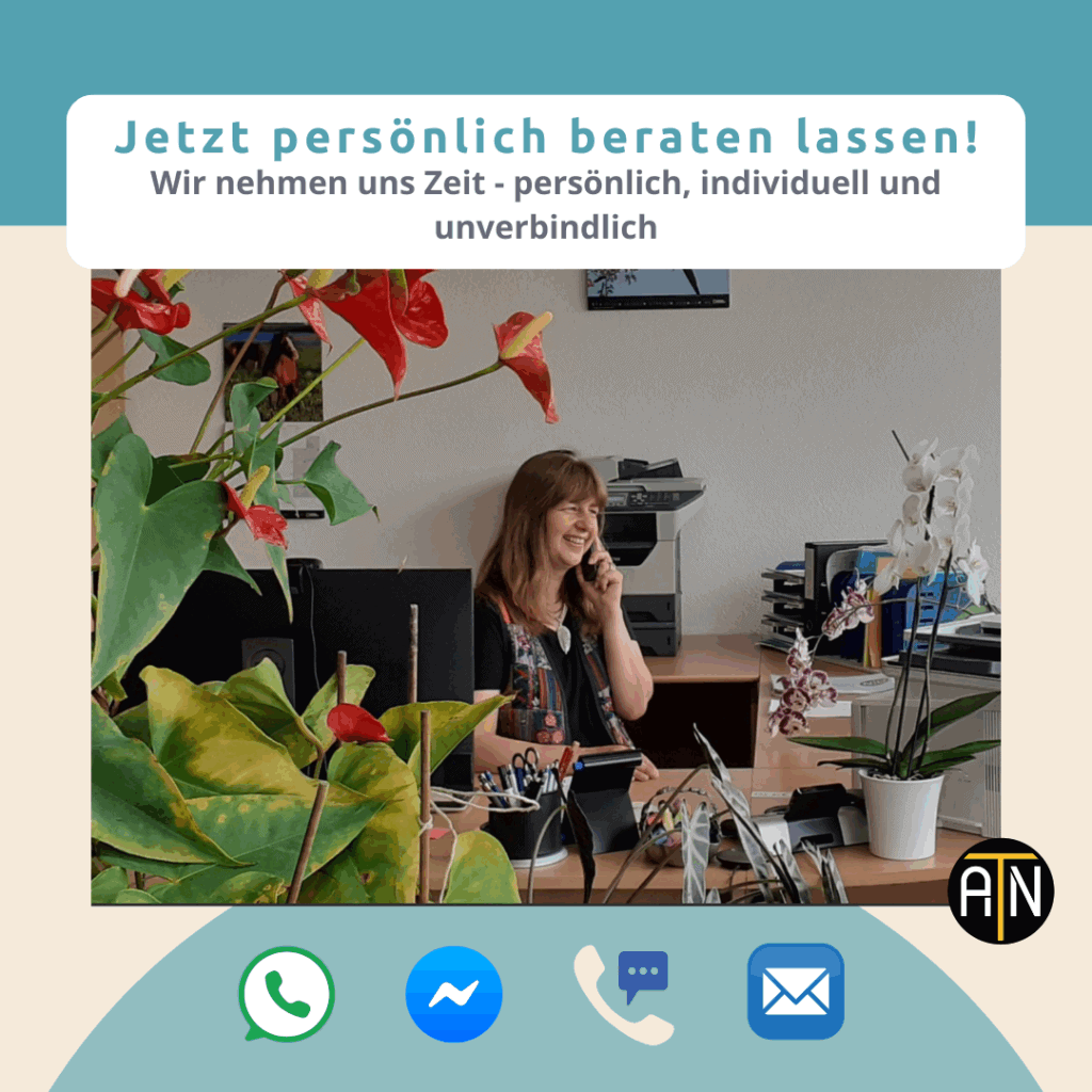 ATN Akademie Kontaktmöglichkeiten - Beratung ATN - Online Terminbuchung möglich