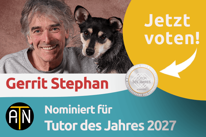tutor des jahres nominiert gerrit stephan ATN Tutor Gerrit Stephan nominiert für den Studienpreis Tutor des Jahres 2027
